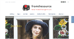 Desktop Screenshot of fromthesource.co.uk