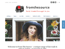 Tablet Screenshot of fromthesource.co.uk